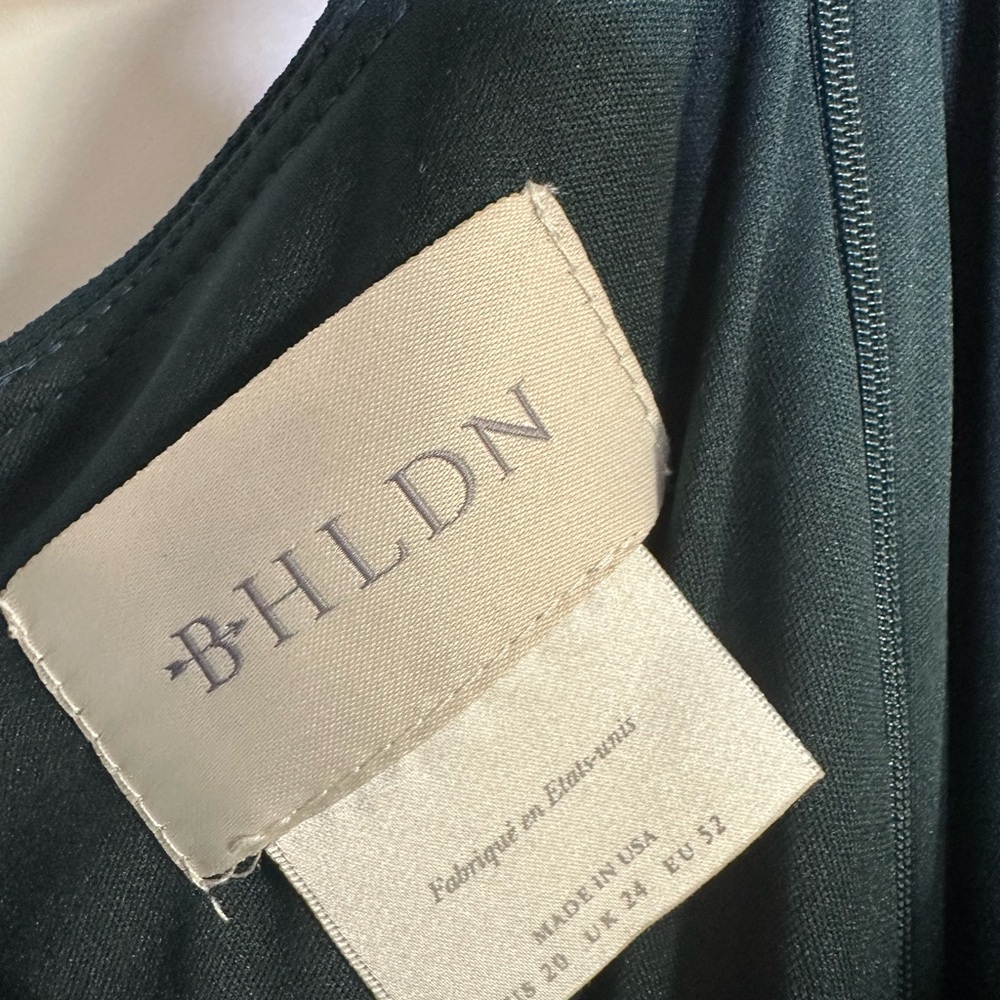 BHLDN Adena Emerald Green Bridal Formal Wedding Dress Size 20 NWT - Picture 6 of 8
